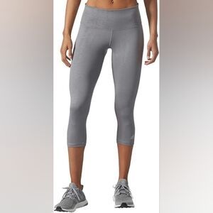 Adidas Ladies’ Climalite Ultimate Mid-Rise 3/4 Embossed Tights Leggings